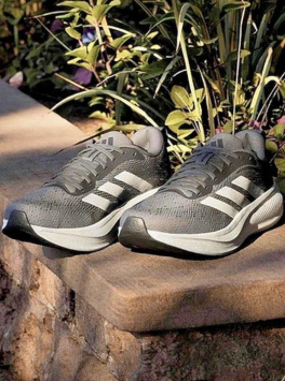 Adidas Response Runner Gray & Black Athletic Sneakers